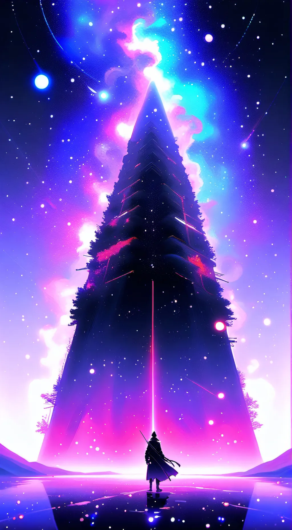 ai character: Санта  background