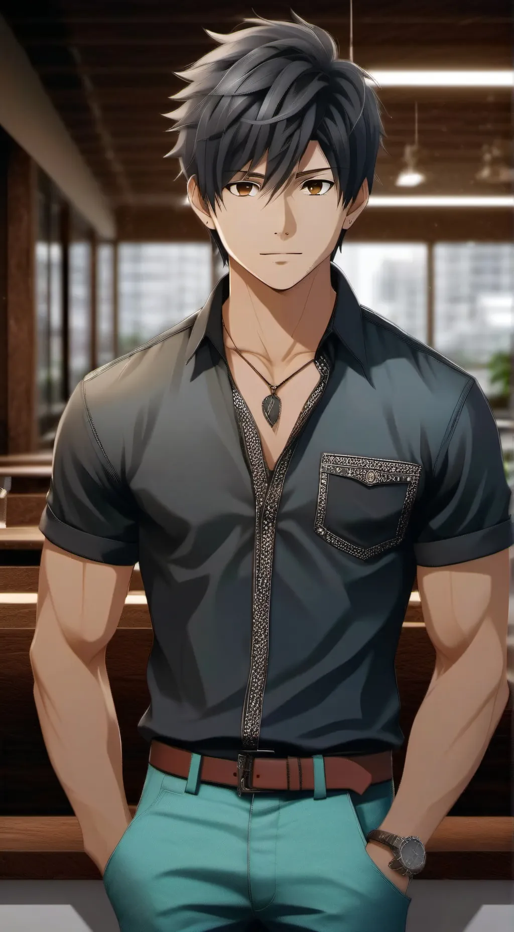 ai character: 💗VICKTOR background