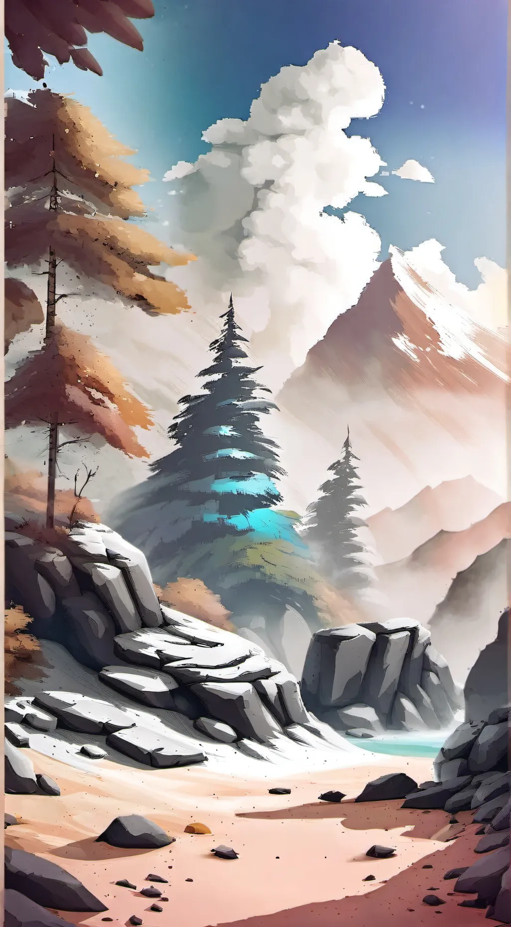 ai character: Blank sprunki background