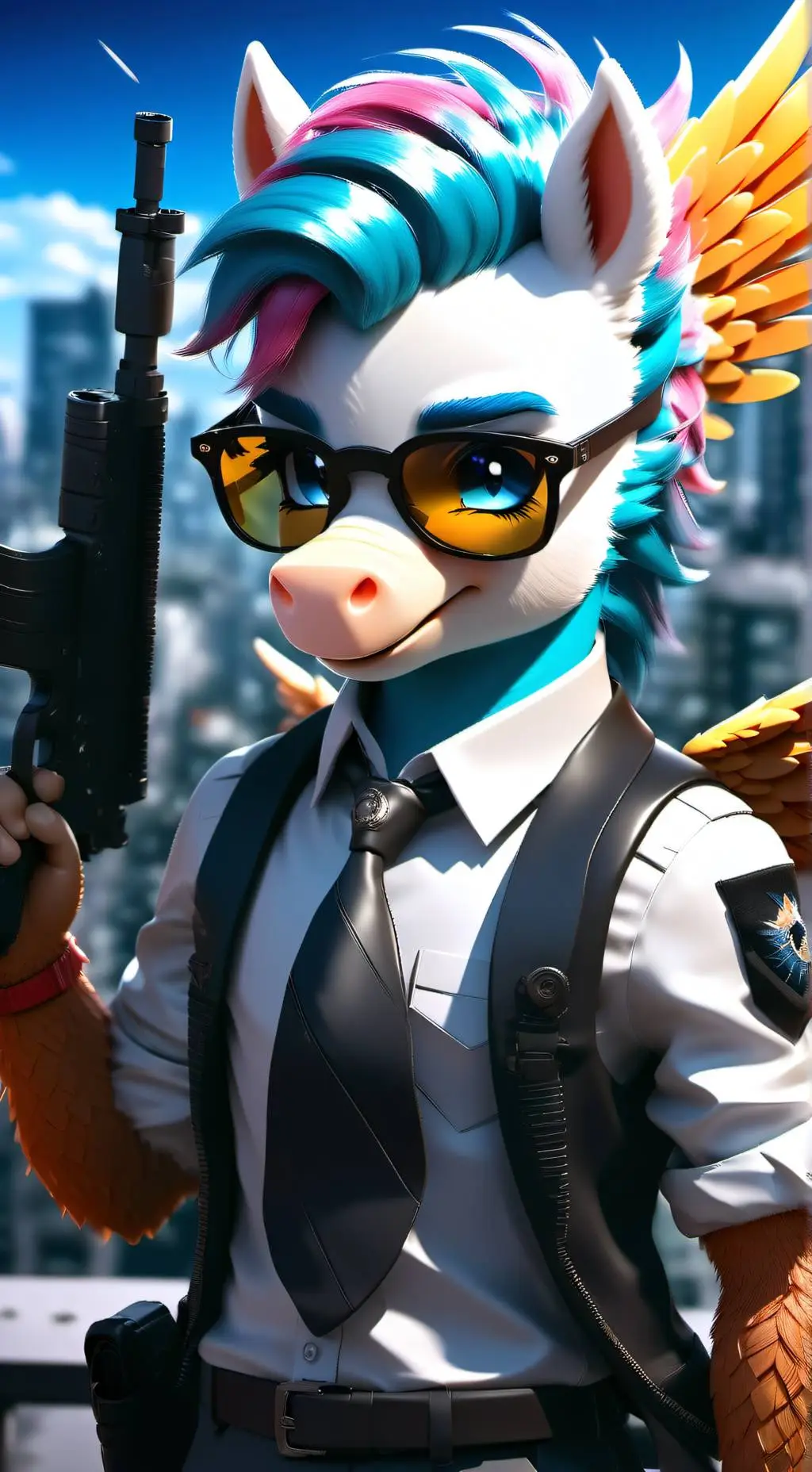 ai character: Agent 006 Zipp background