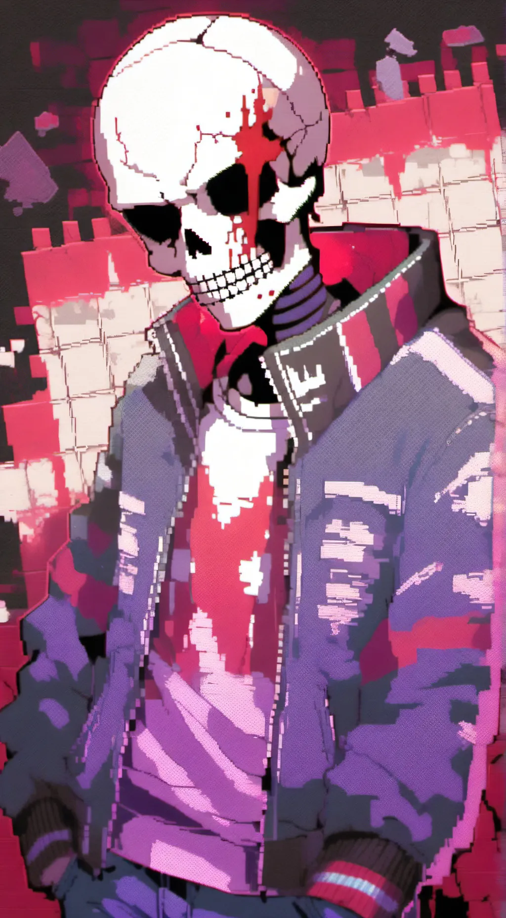 ai character: sans last breath background