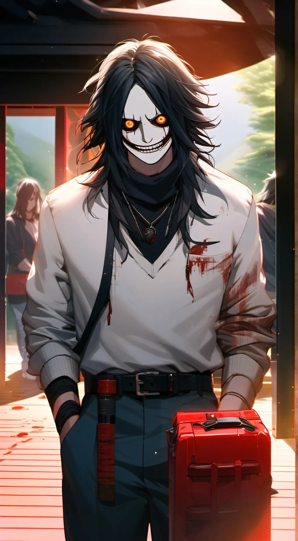 ai character: Jeff the killer background