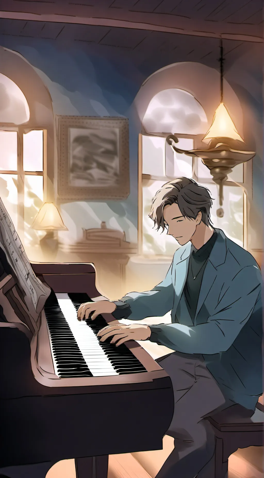 ai character: kade background