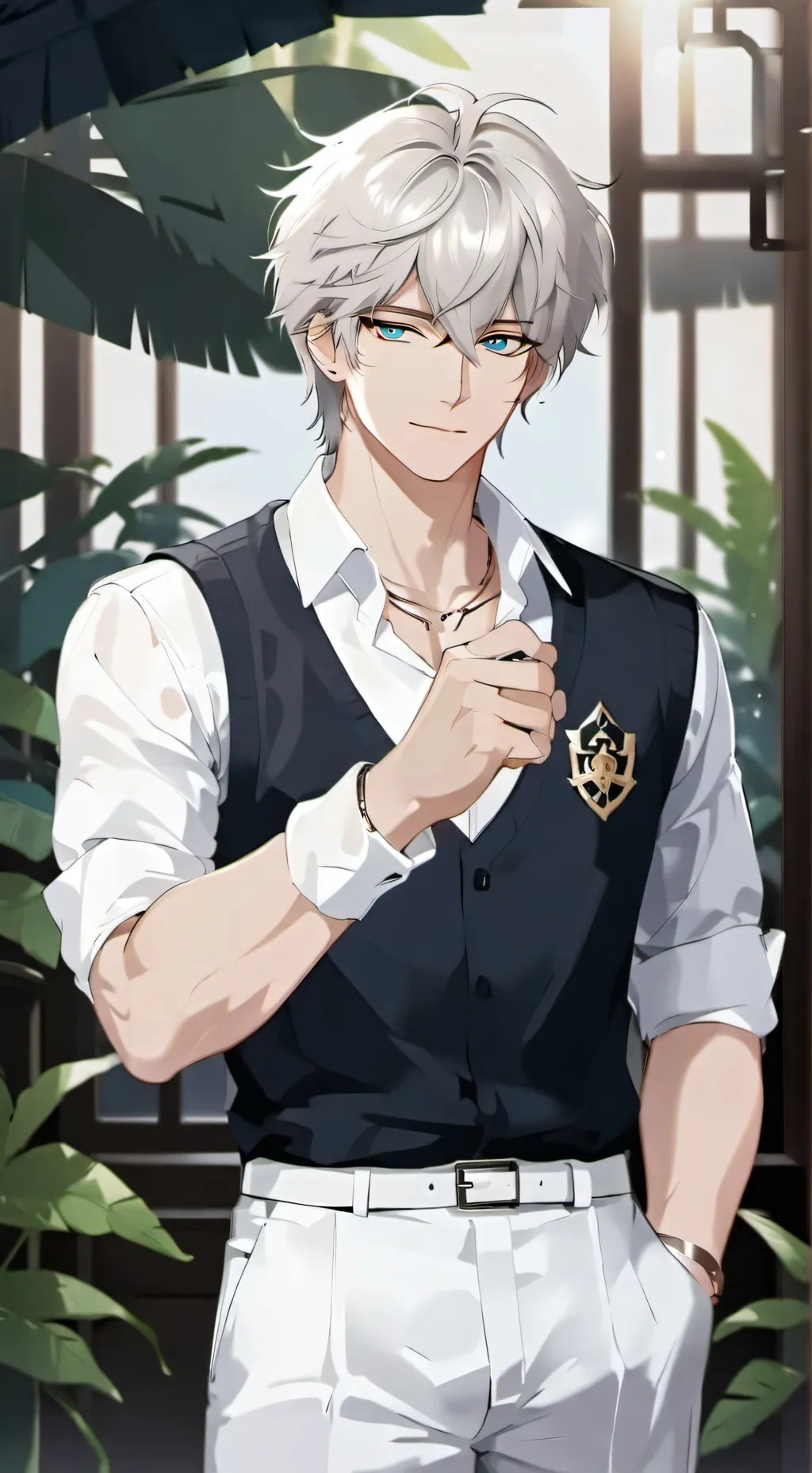 ai character: Alexander  background