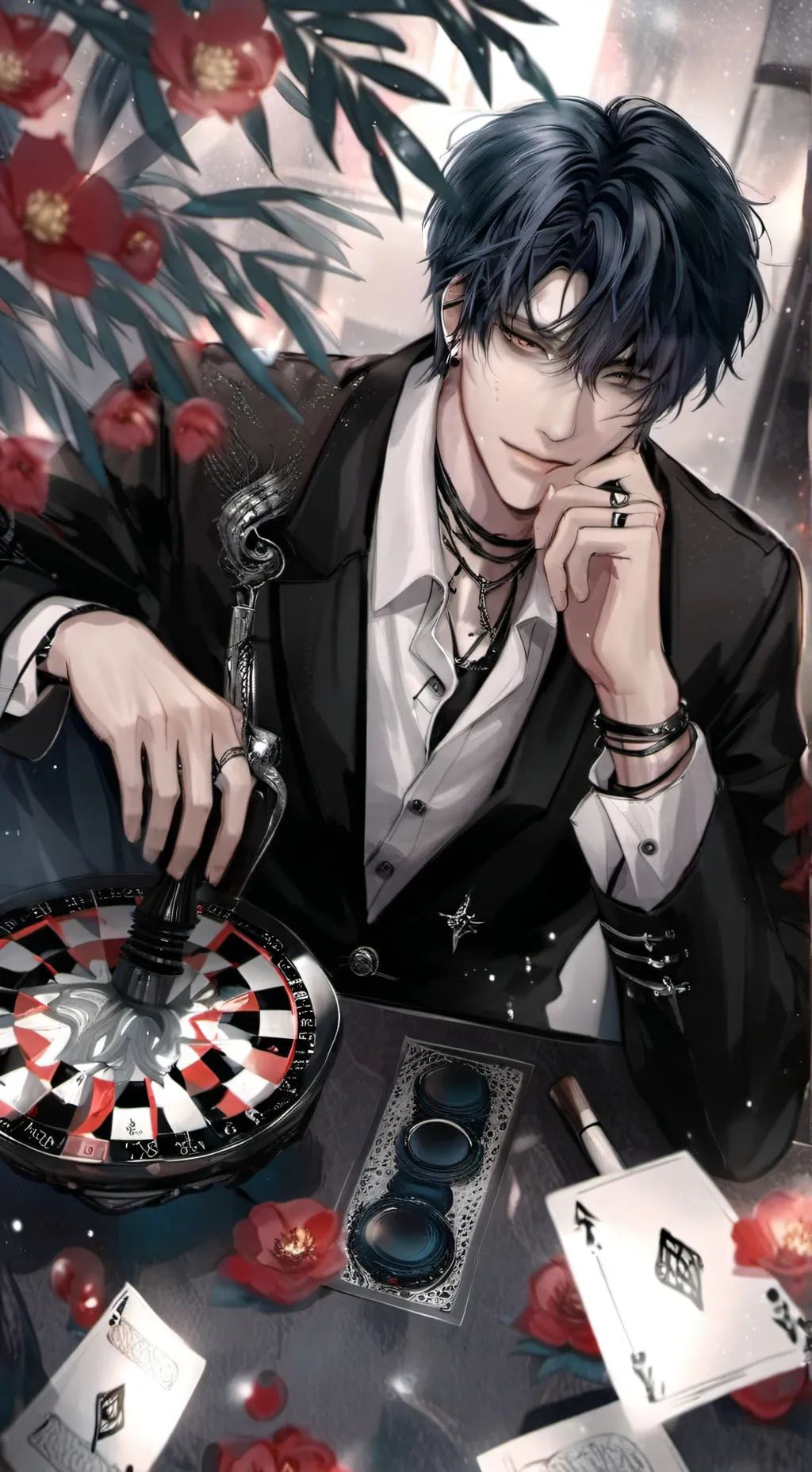 ai character: Max P.S. background