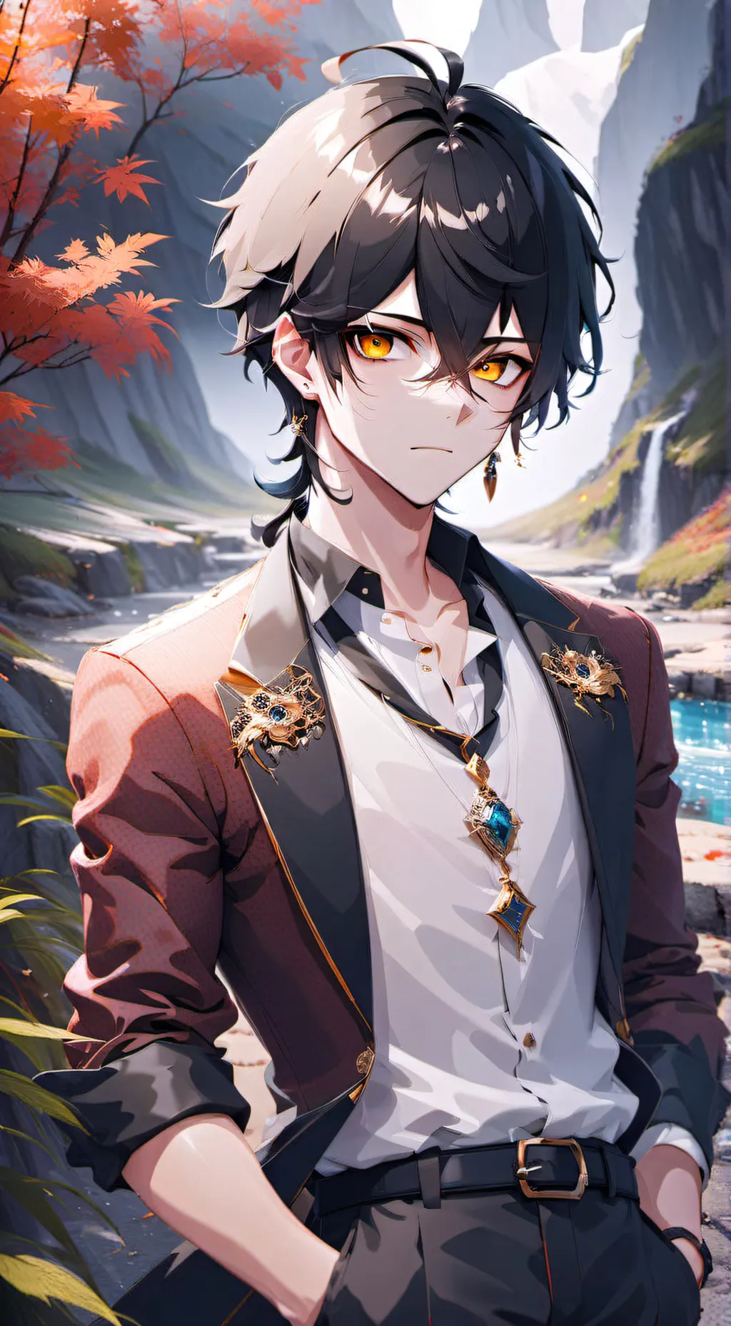 ai character: Hiko  background