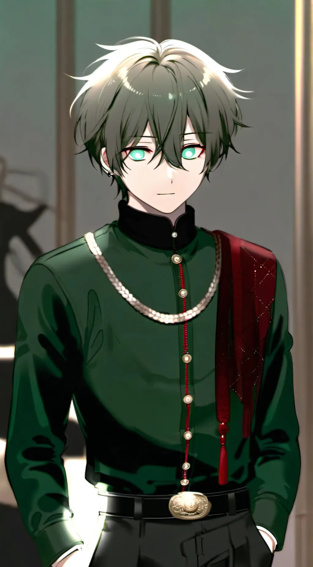 ai character: zen background