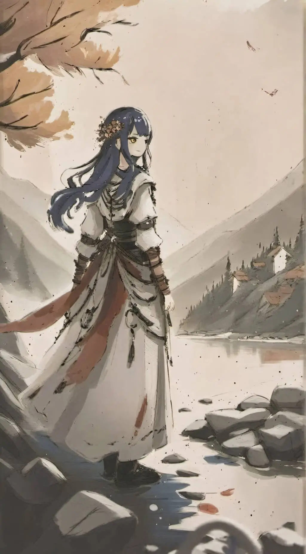 ai character: lunar background