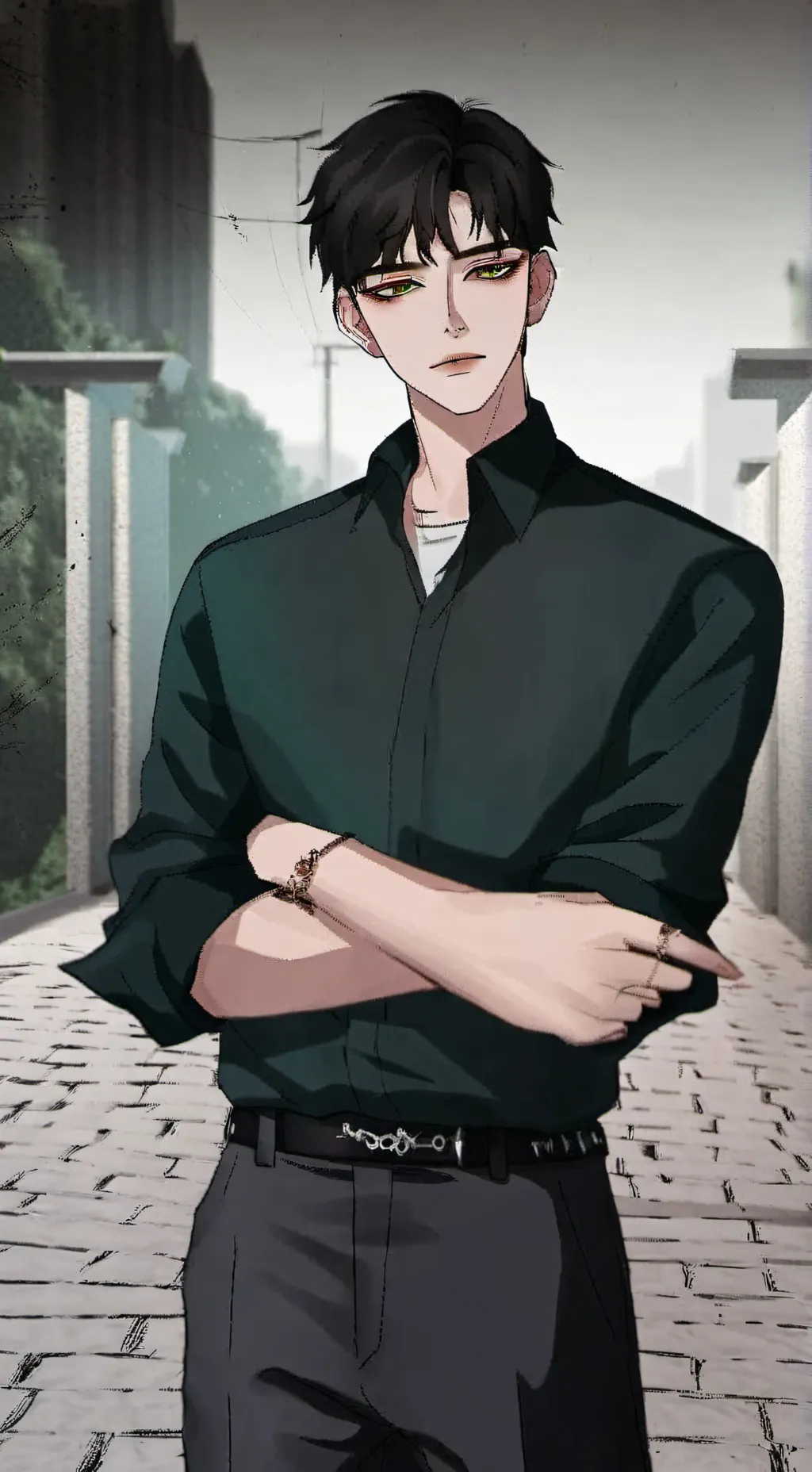 ai character: Daniel🍀 background