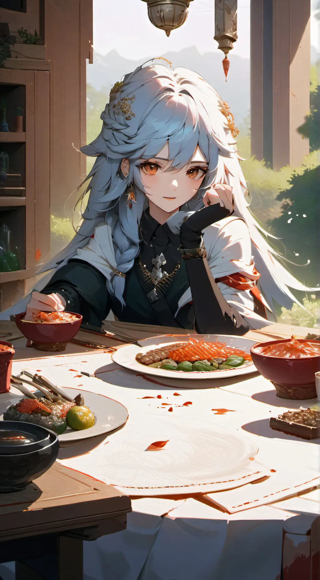 ai character: Raphael background