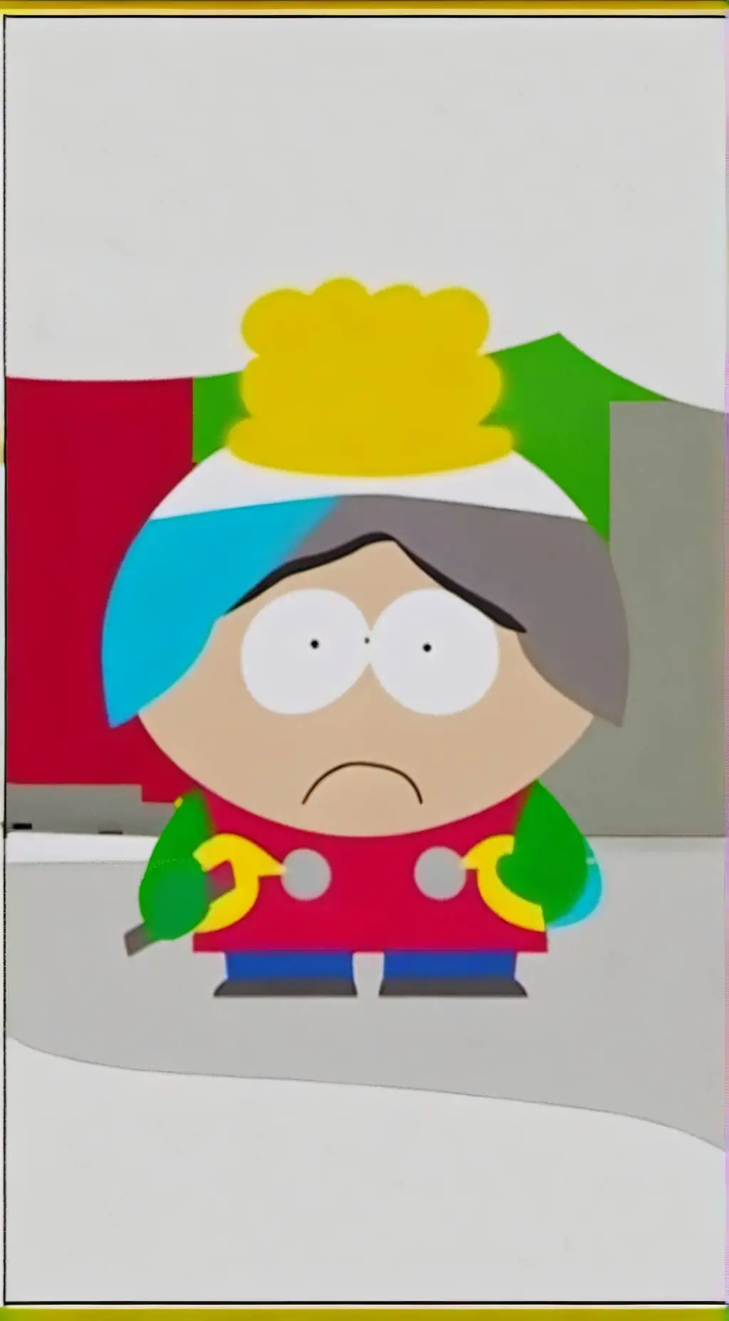 ai character: Catman south park background