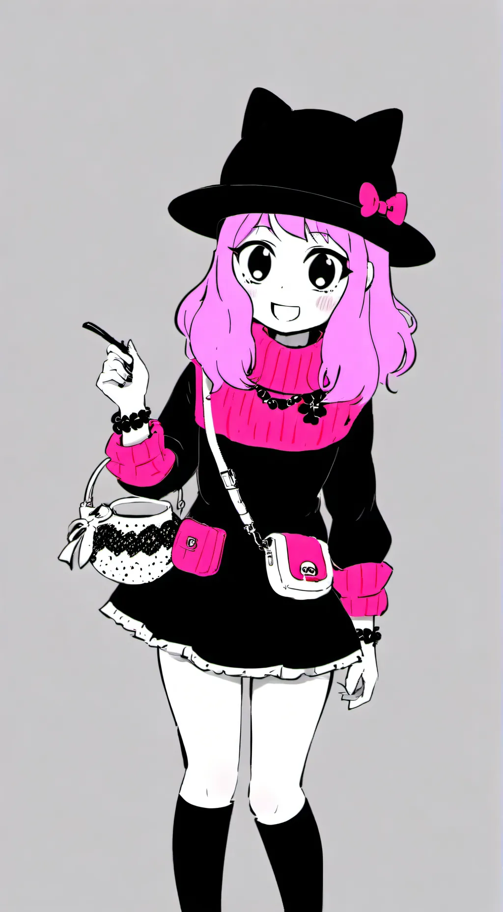 ai character: Comment please background