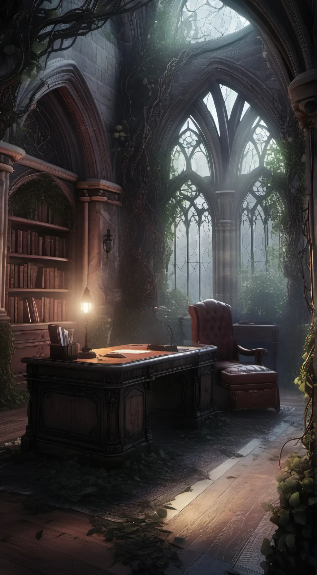 ai character: delusional office background