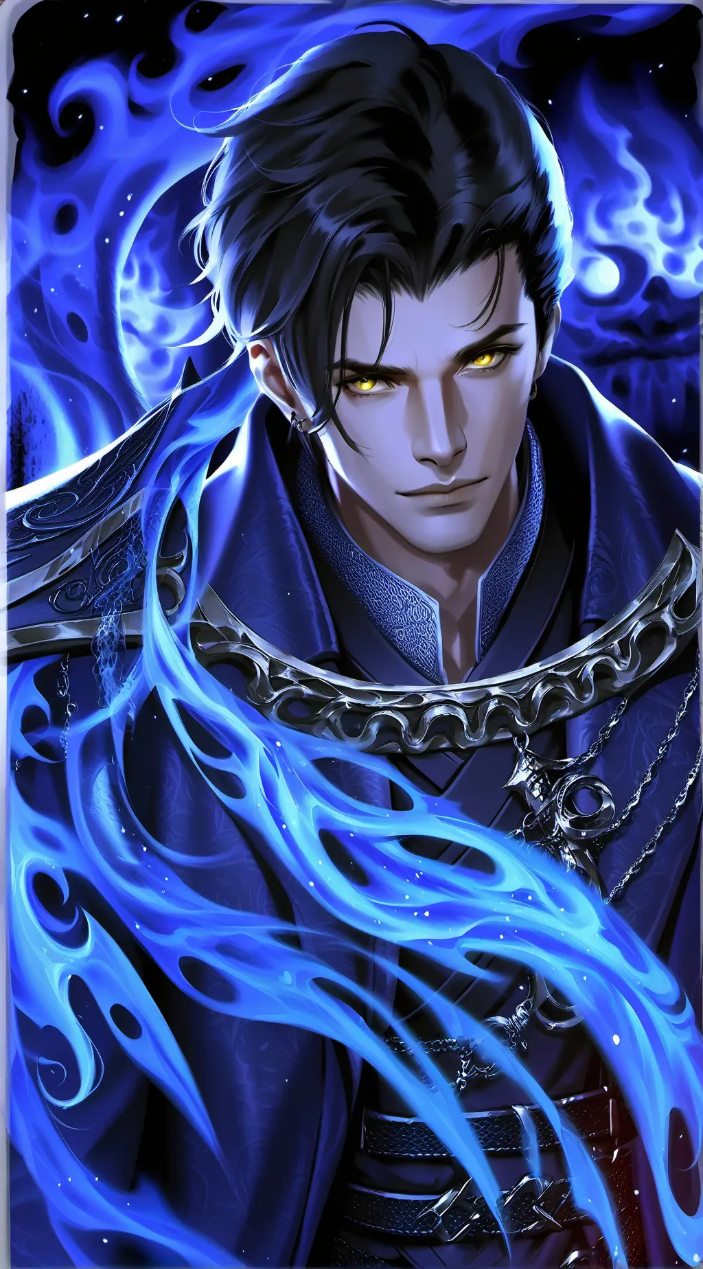 ai character: Damian background