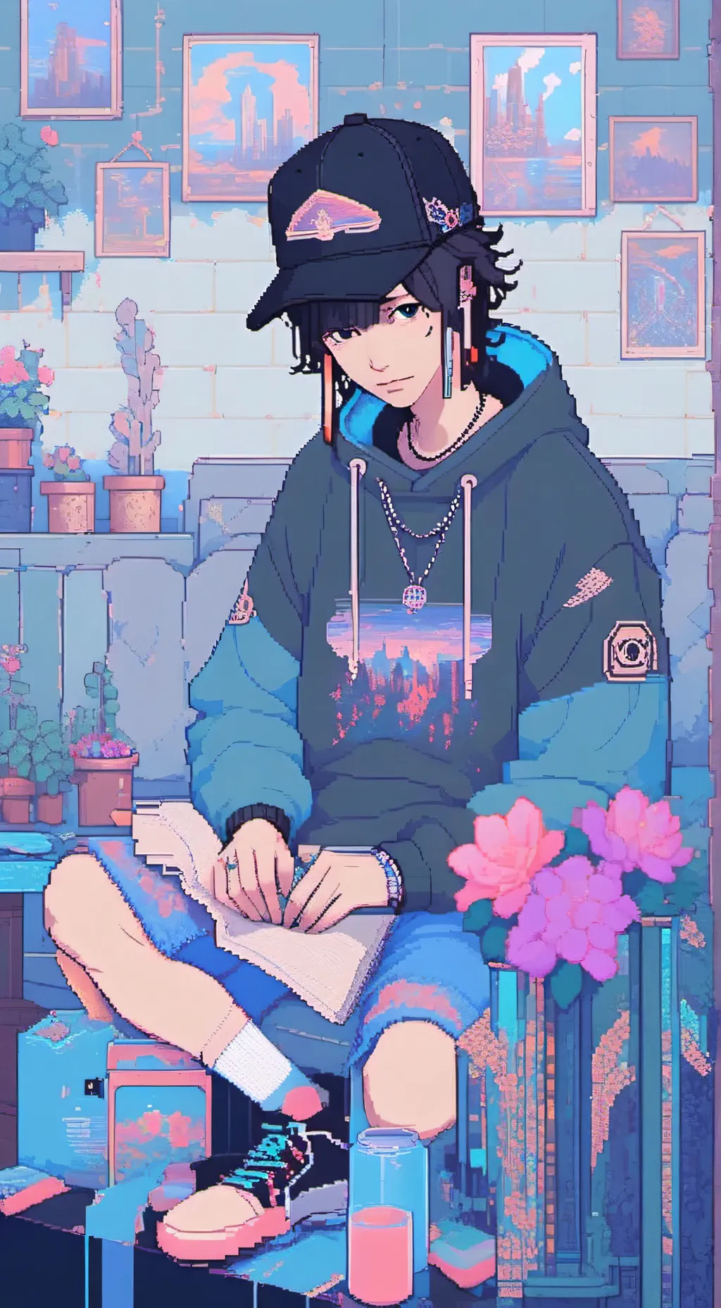 ai character: Том background