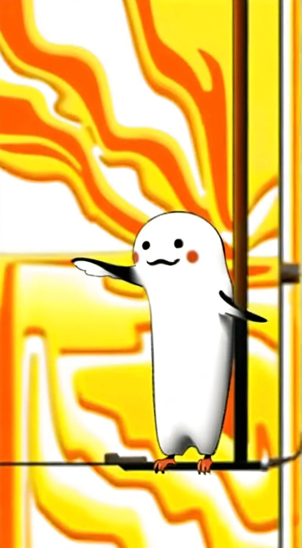 ai character: Squidgame backroom background