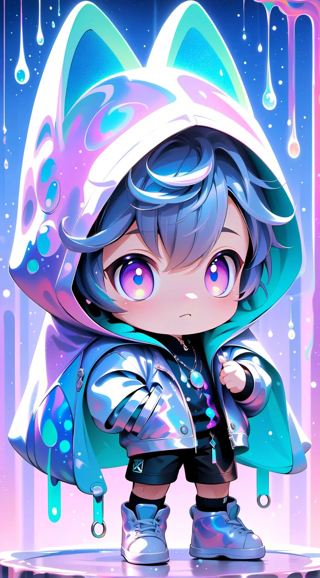 ai character: Baby jakey background