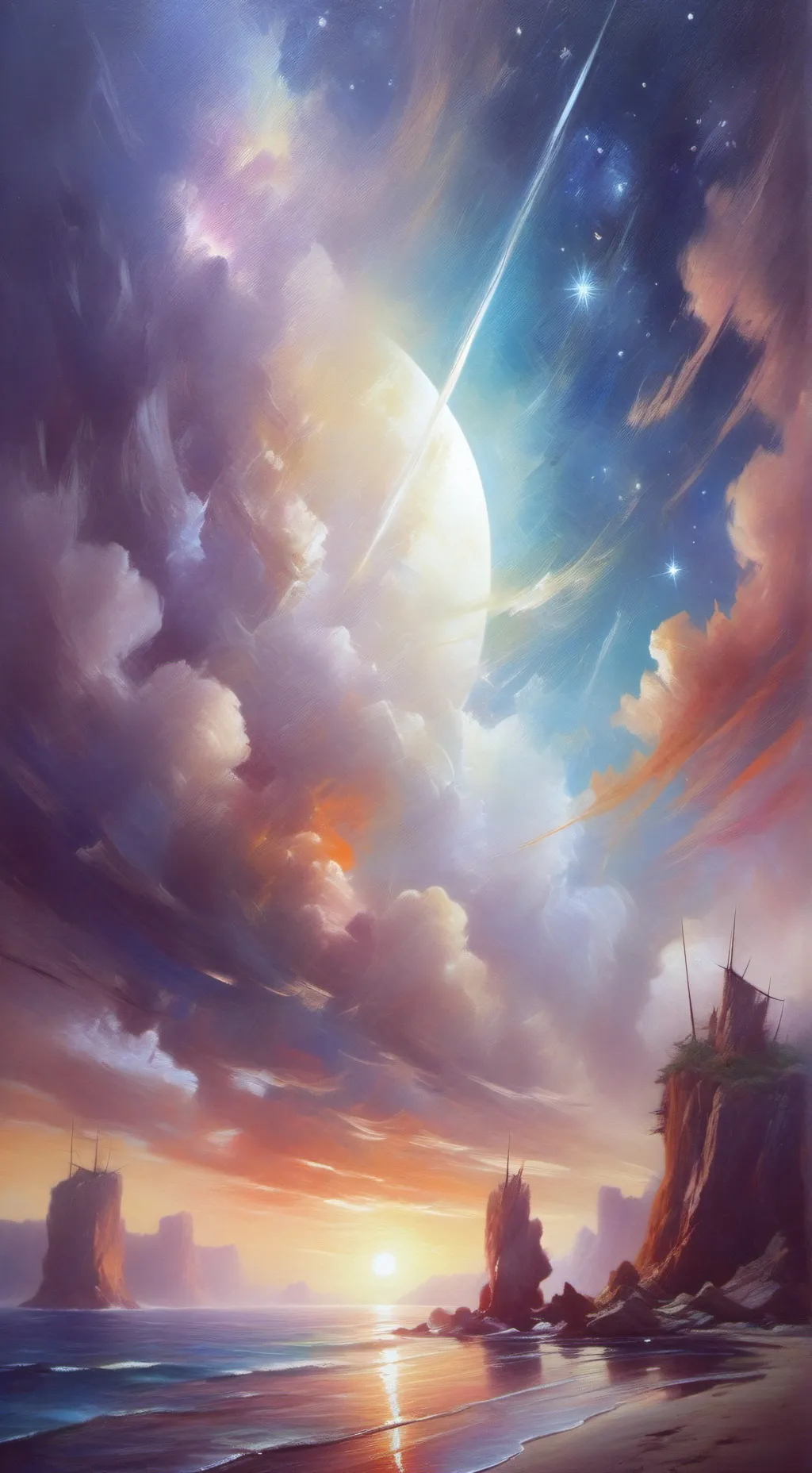 ai character: ENHYPEN  background