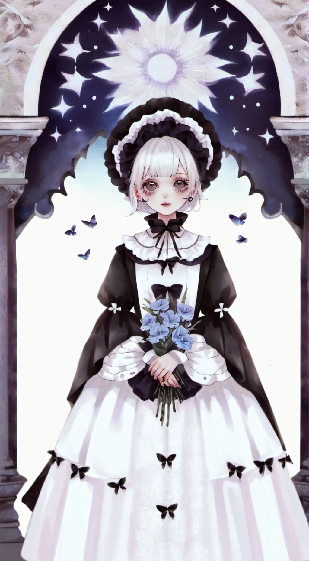 ai character: Leah  background