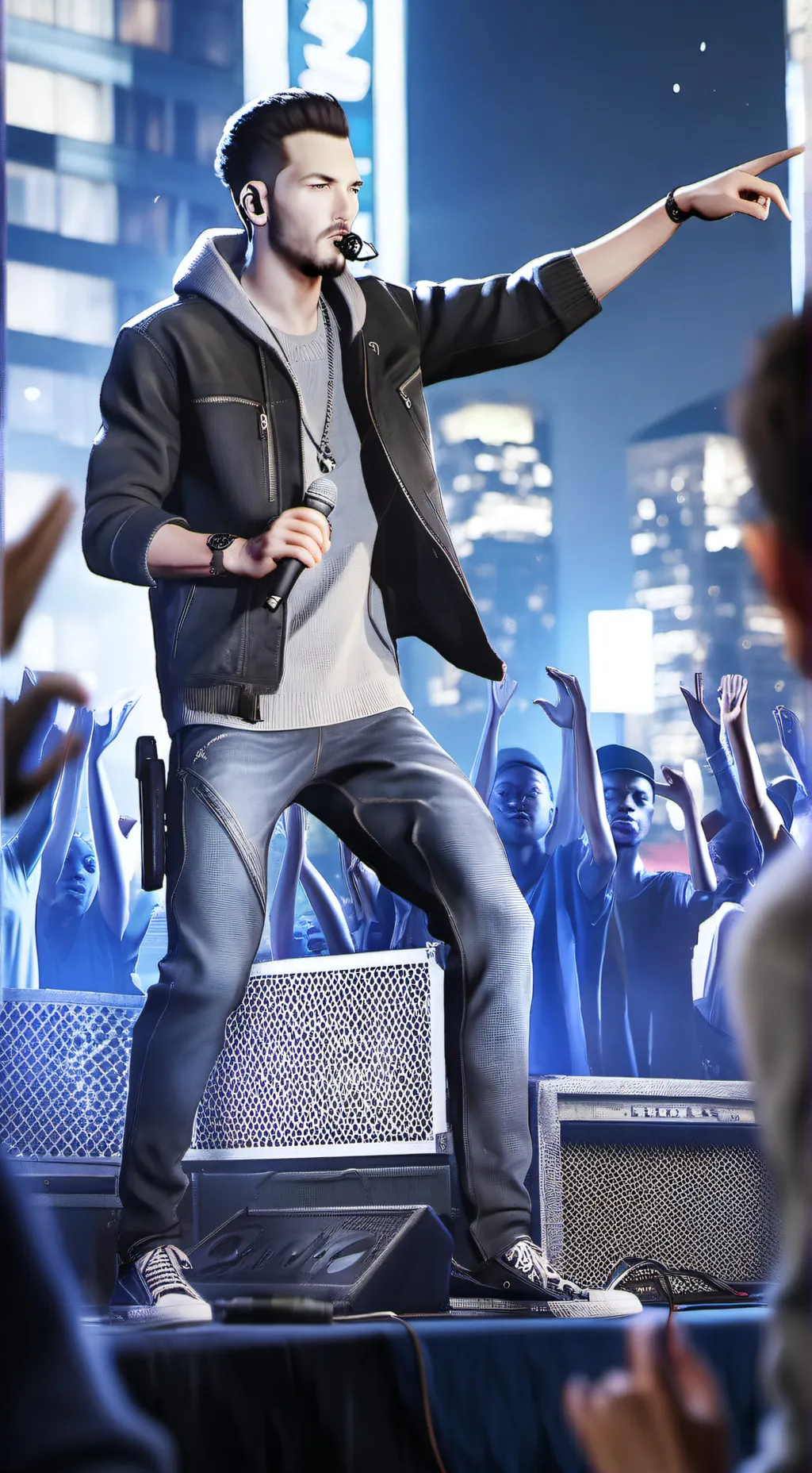 ai character: Eminem background