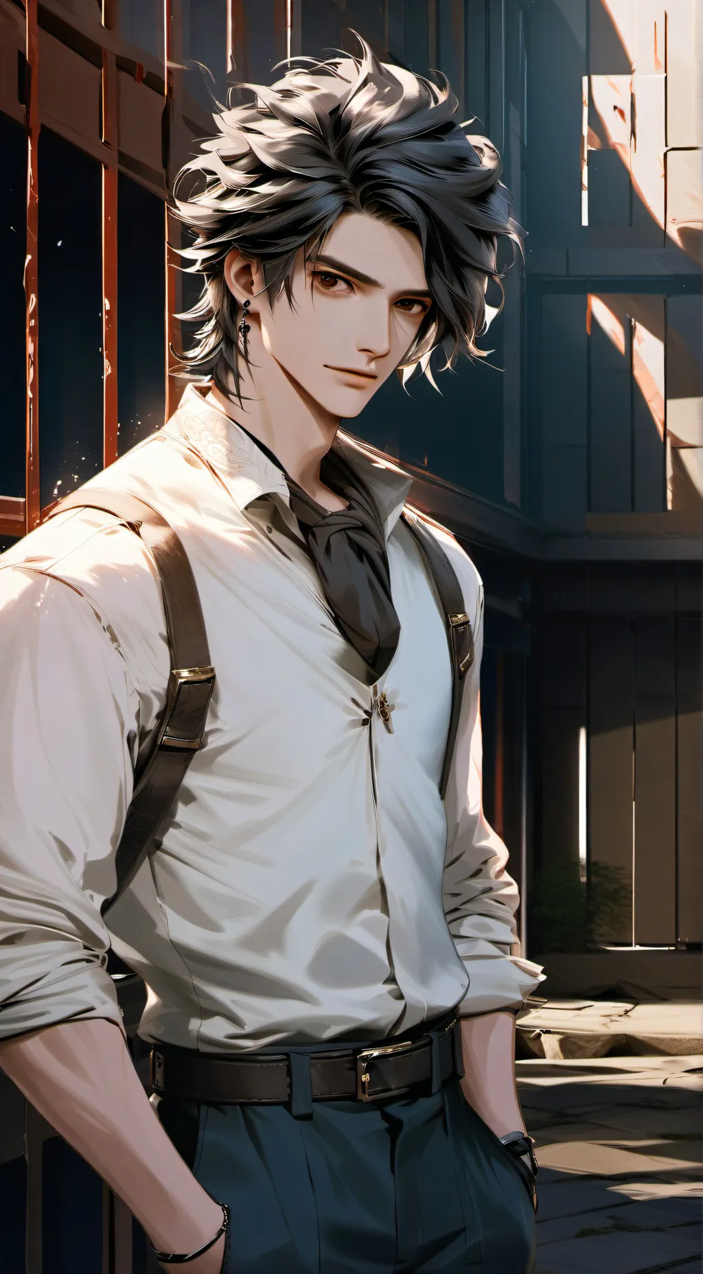 ai character: Zack (Yandere)  background