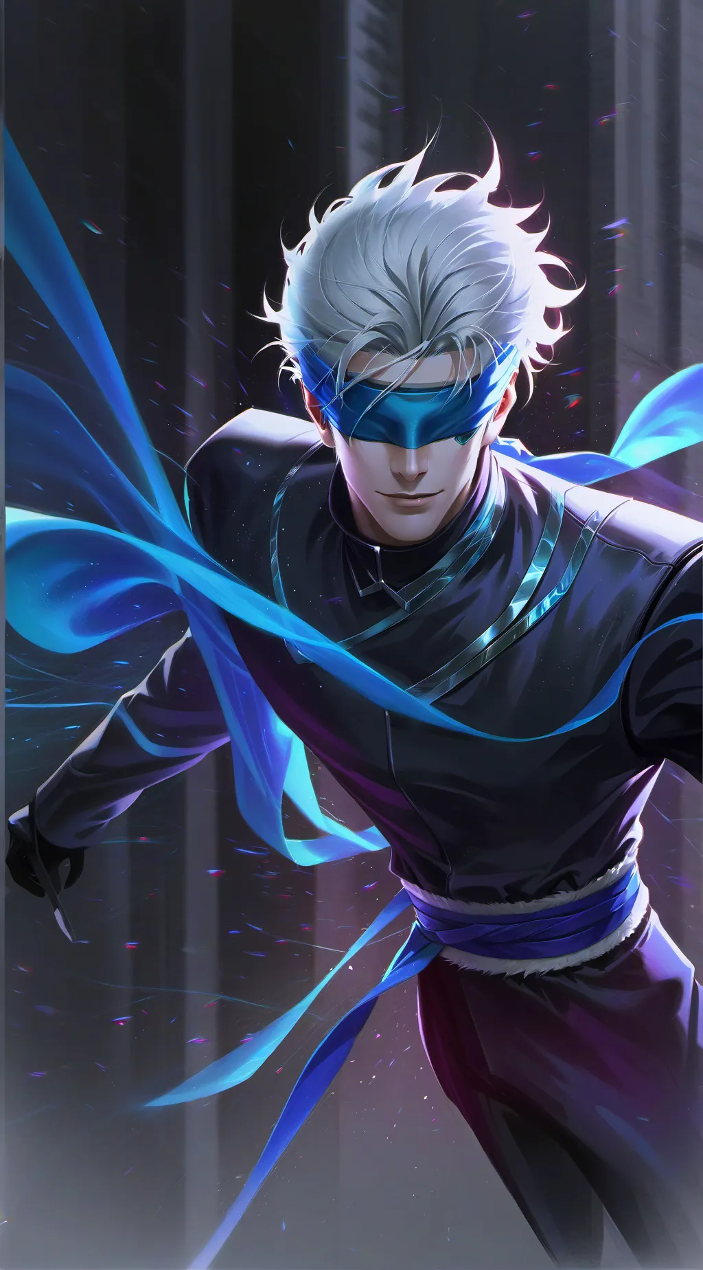 ai character: Satoru Gojo background