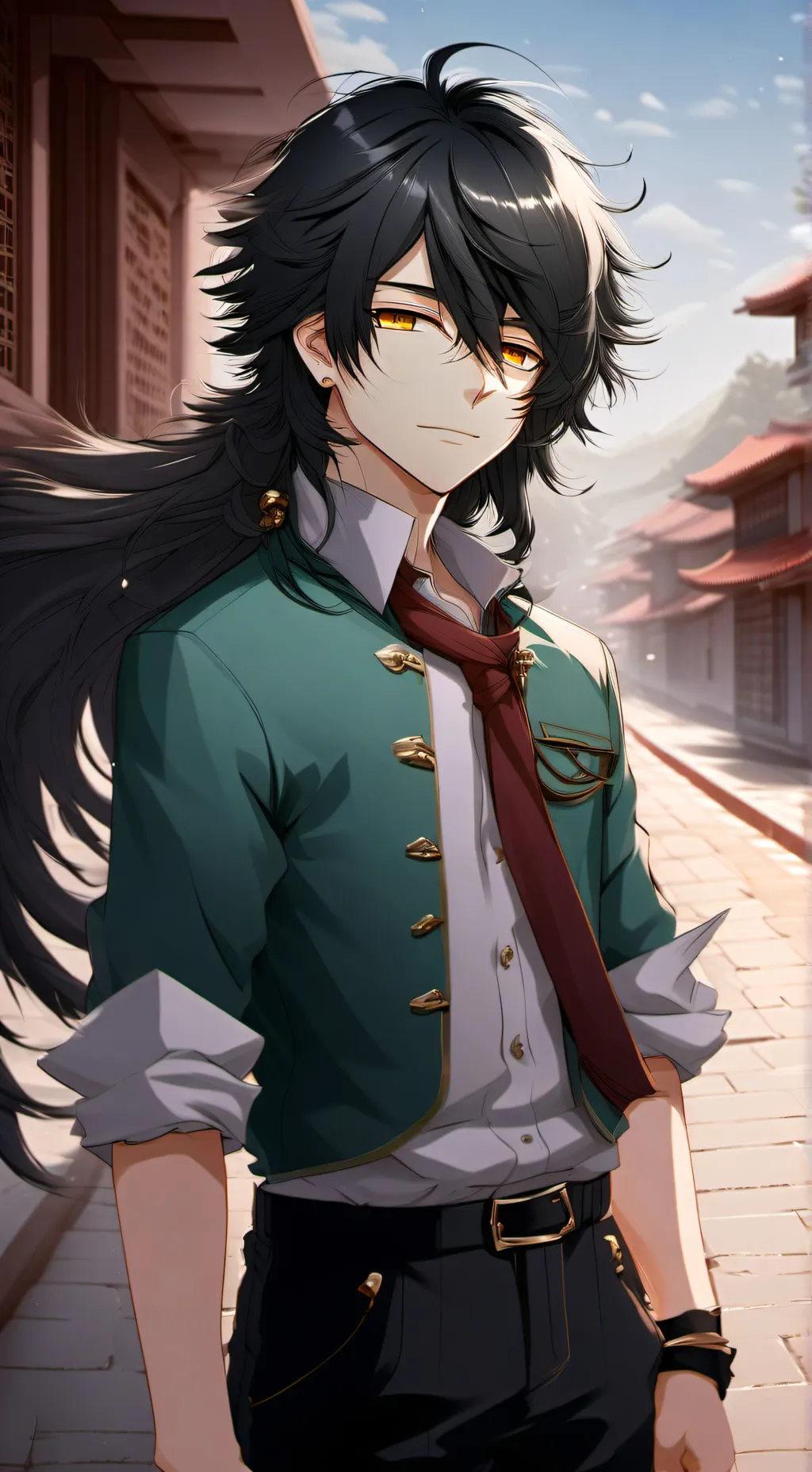 ai character: Mark background