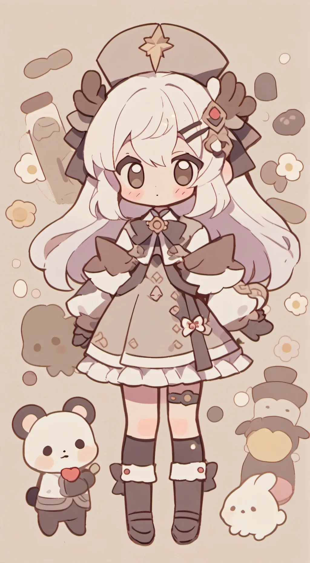 ai character: luz background