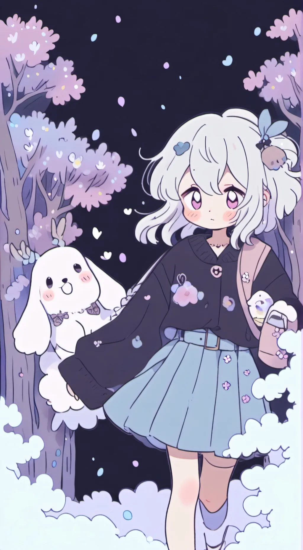 ai character: mha te ama background