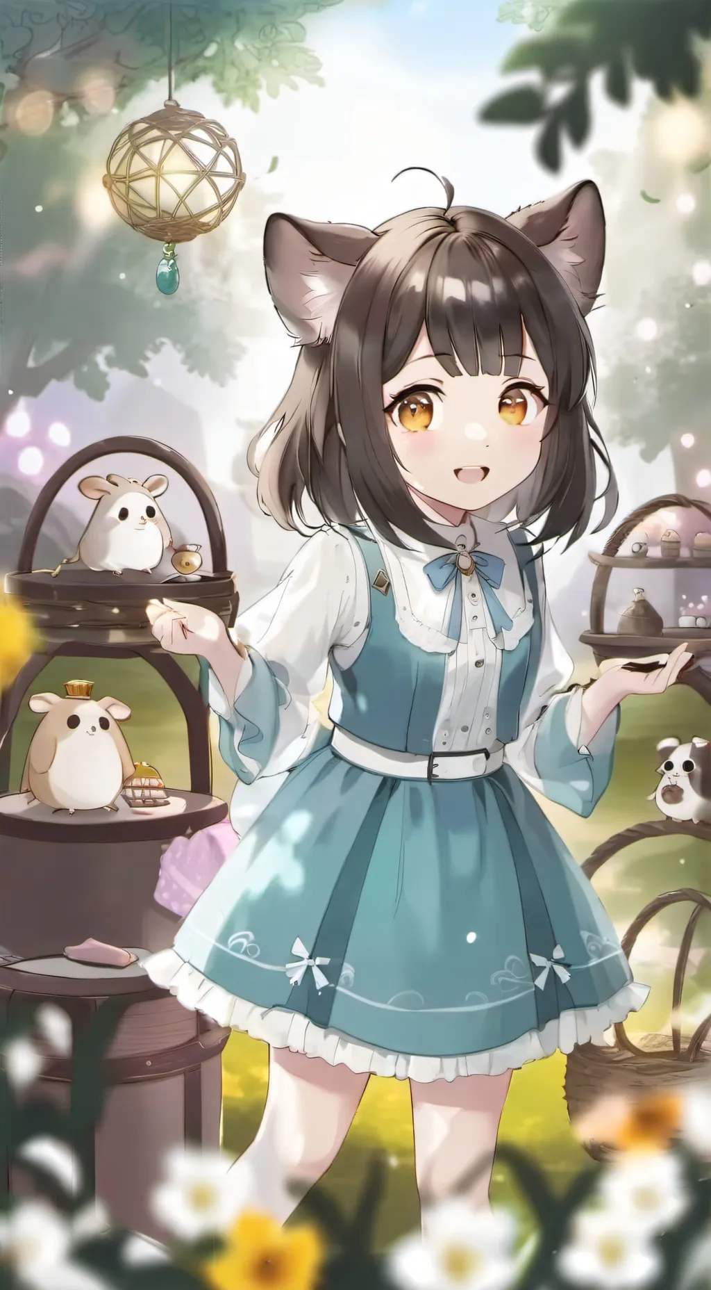 ai character: watashi background