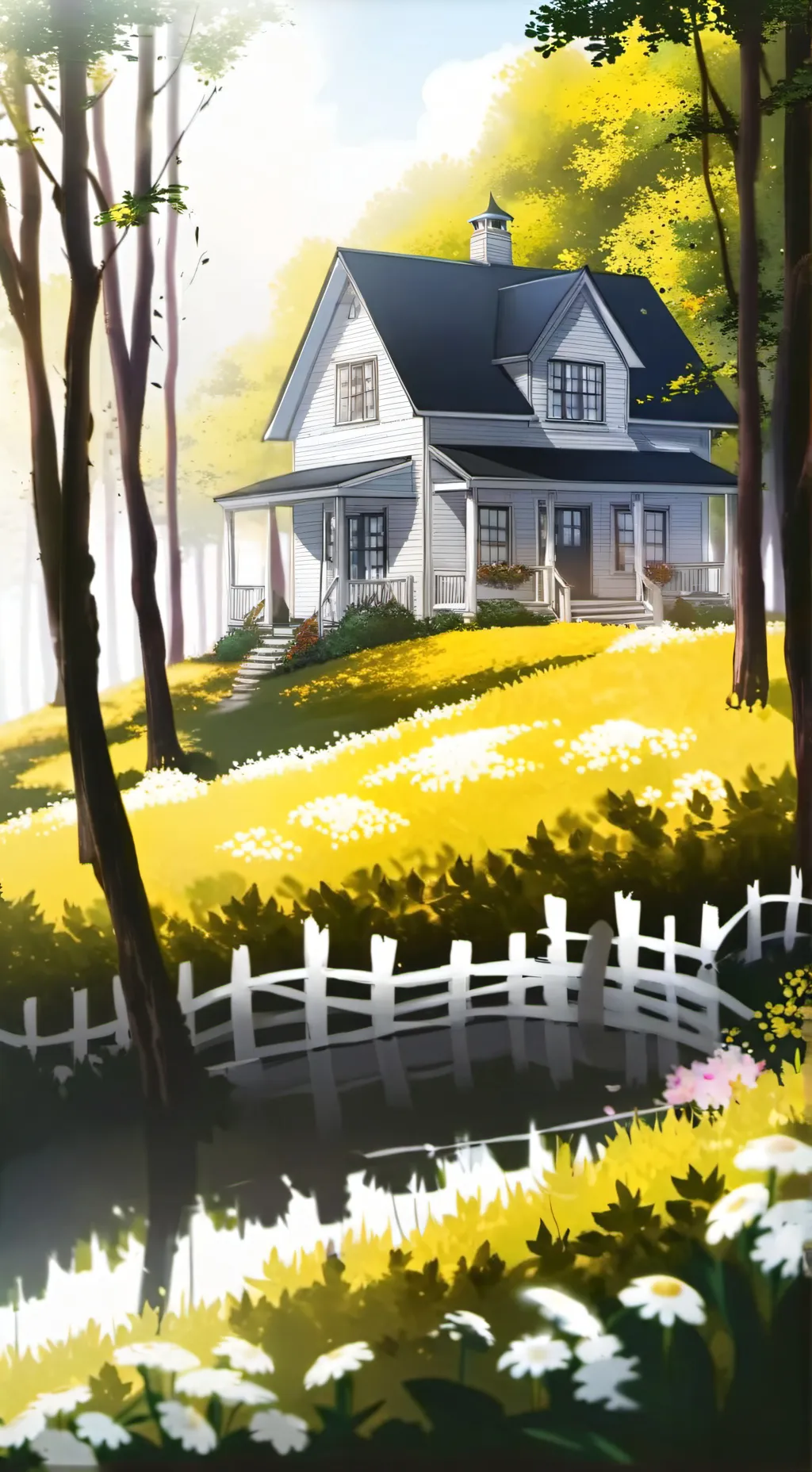 ai character: humble life. background