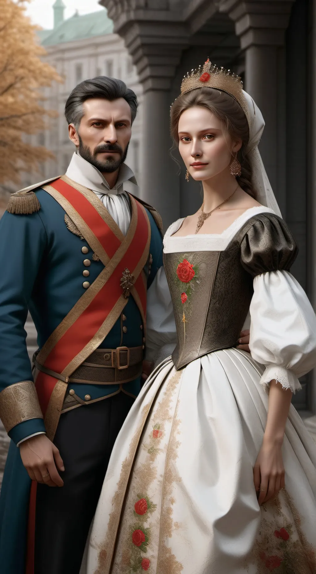 ai character: NAPOLEONIC WAR background