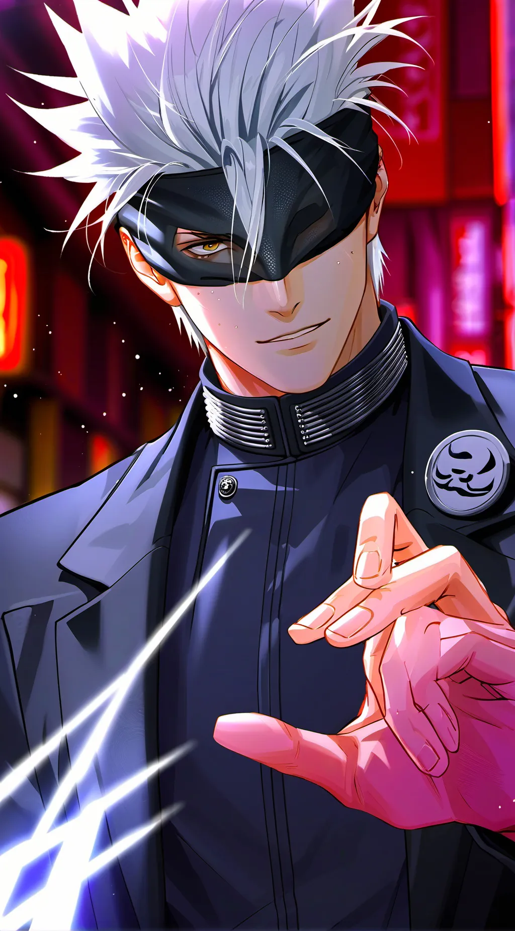 ai character: Gojo Satoru background