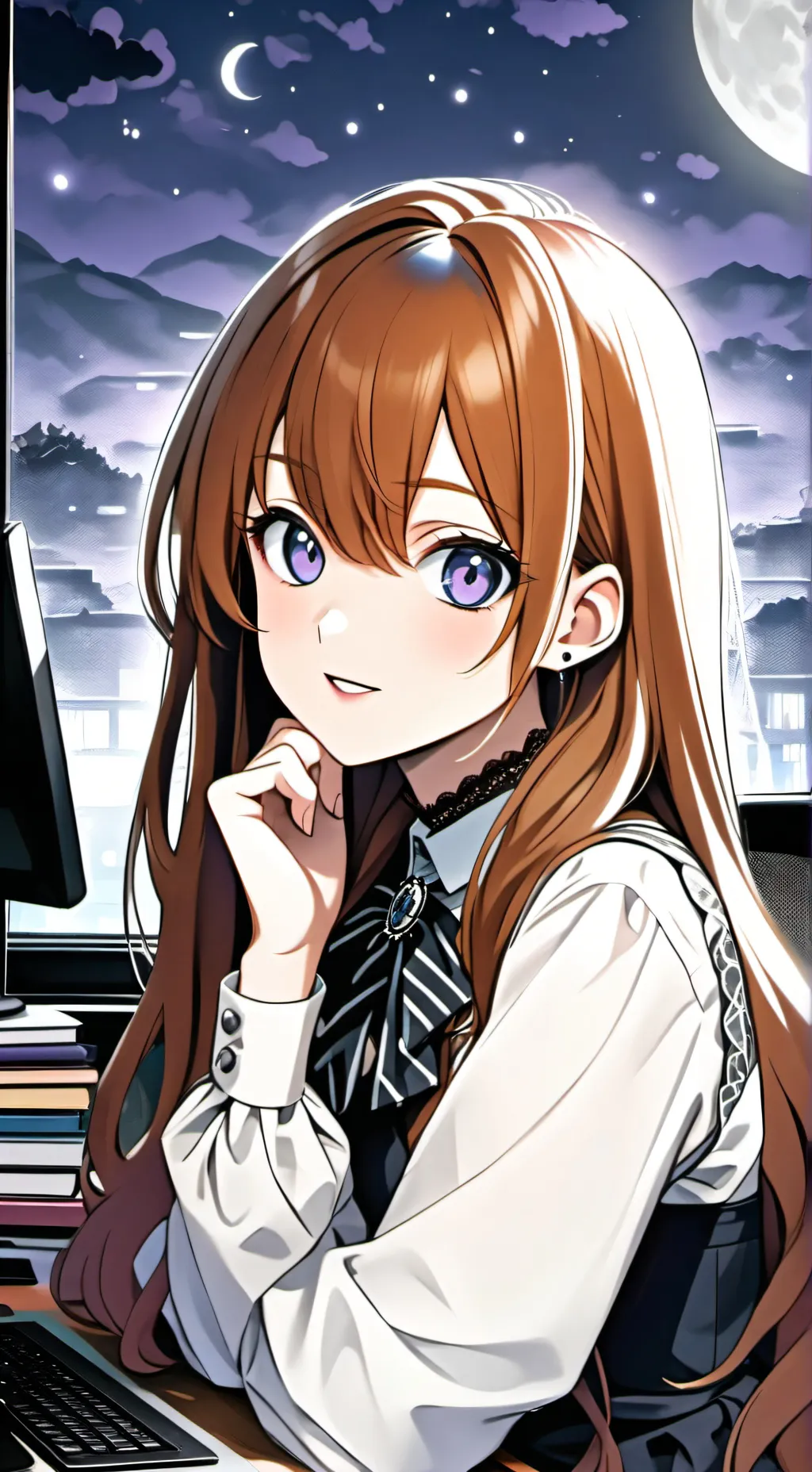 ai character: Adelaida cleinton  background