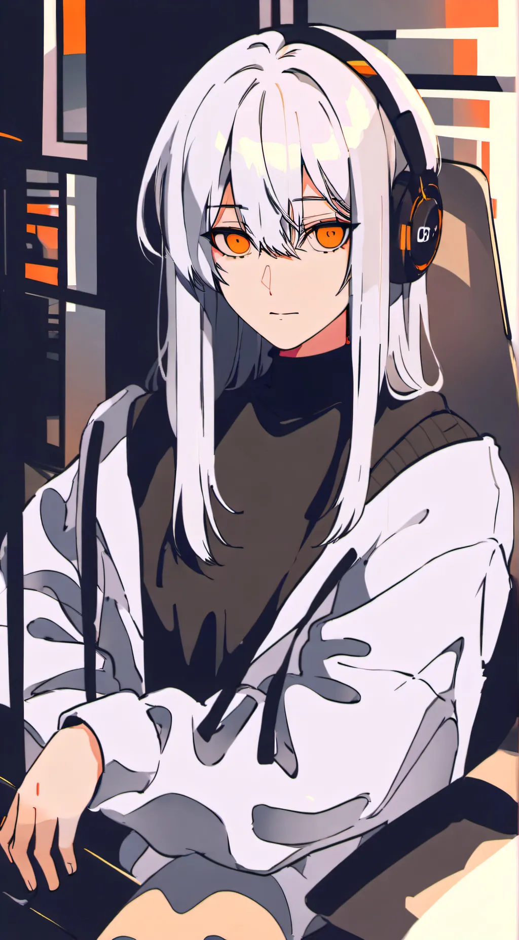 ai character: a thanks background