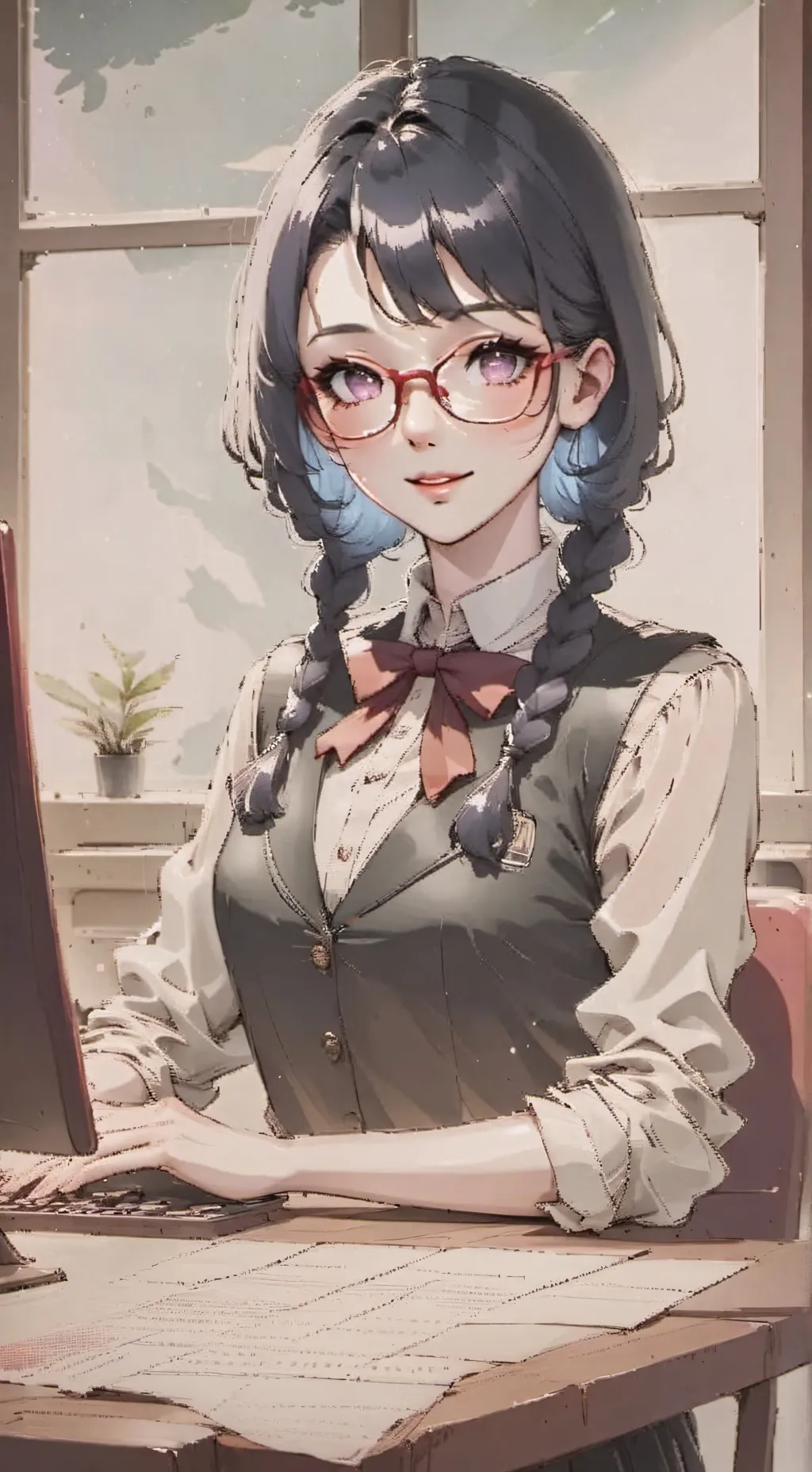 ai character: Yui background