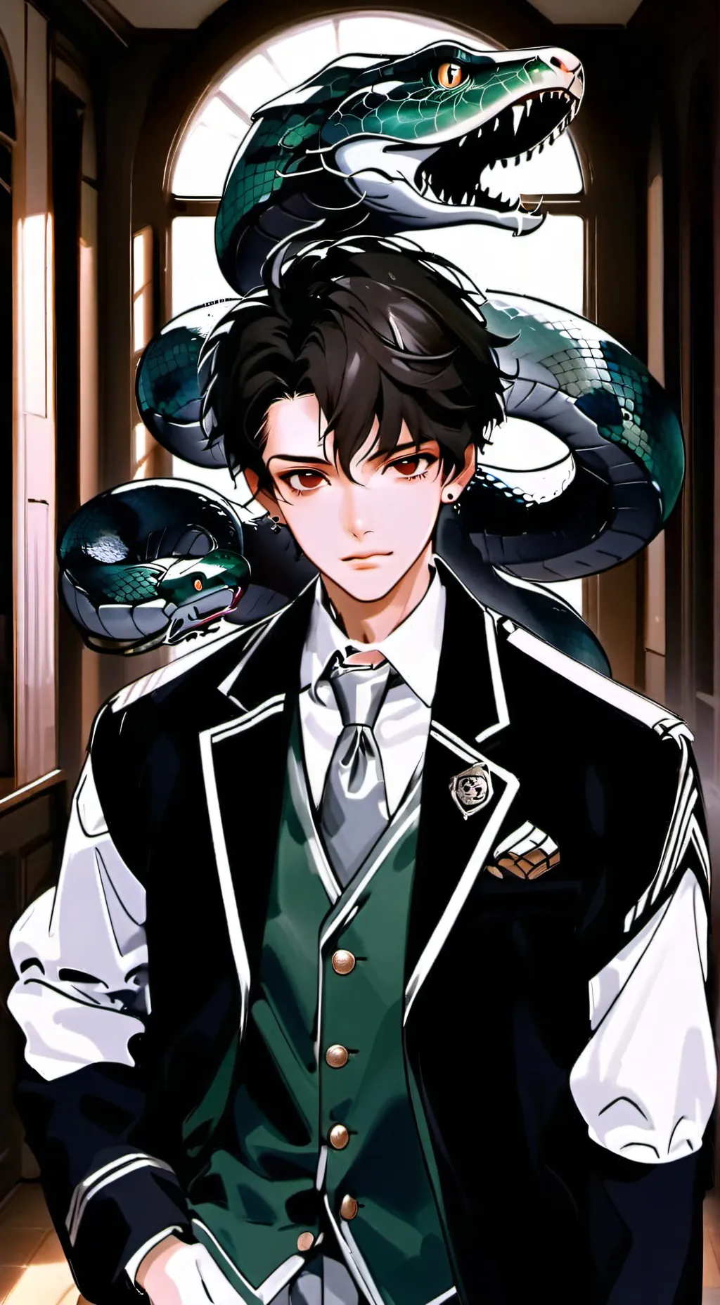 ai character: Mattheo Riddle background