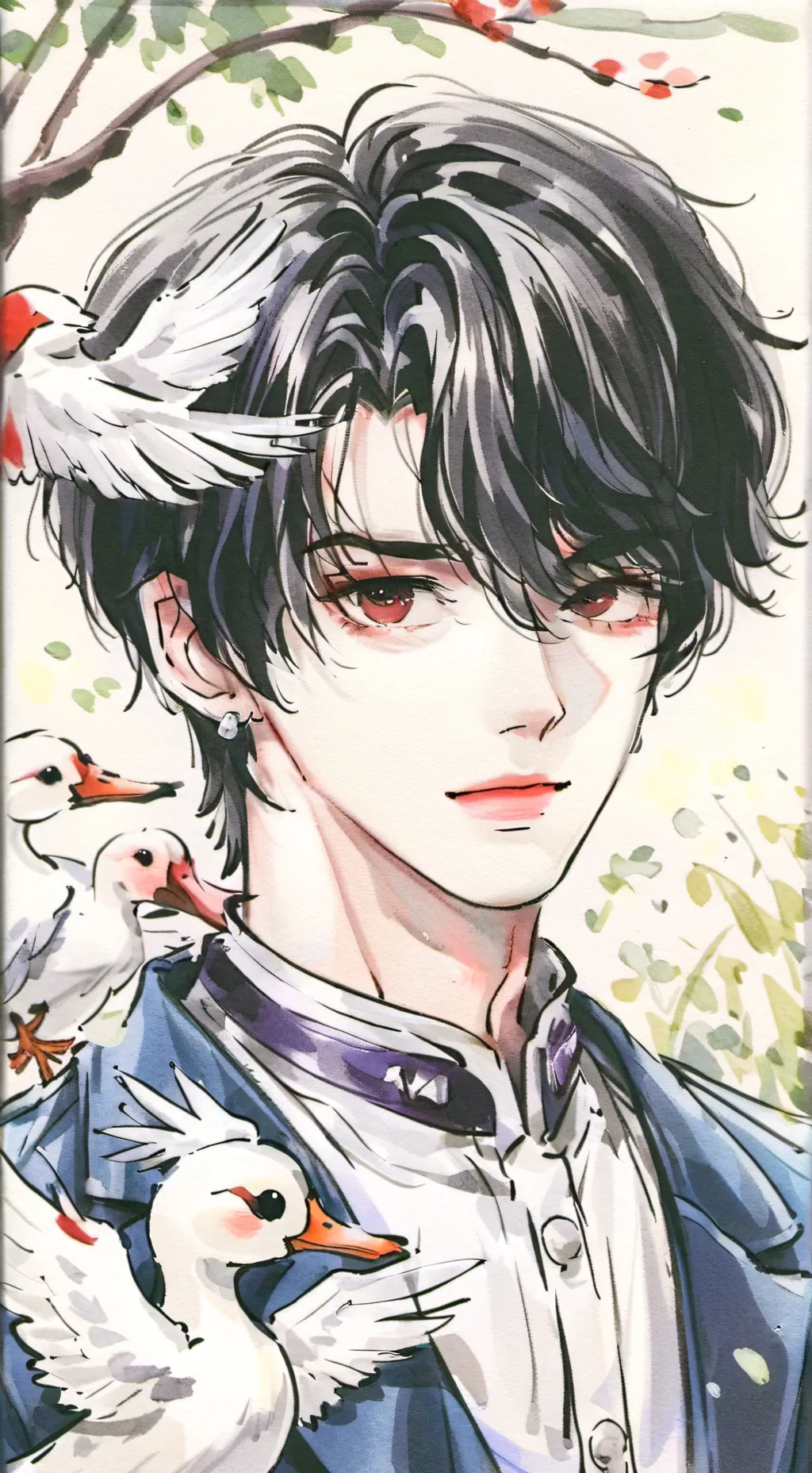 ai character: quackity background