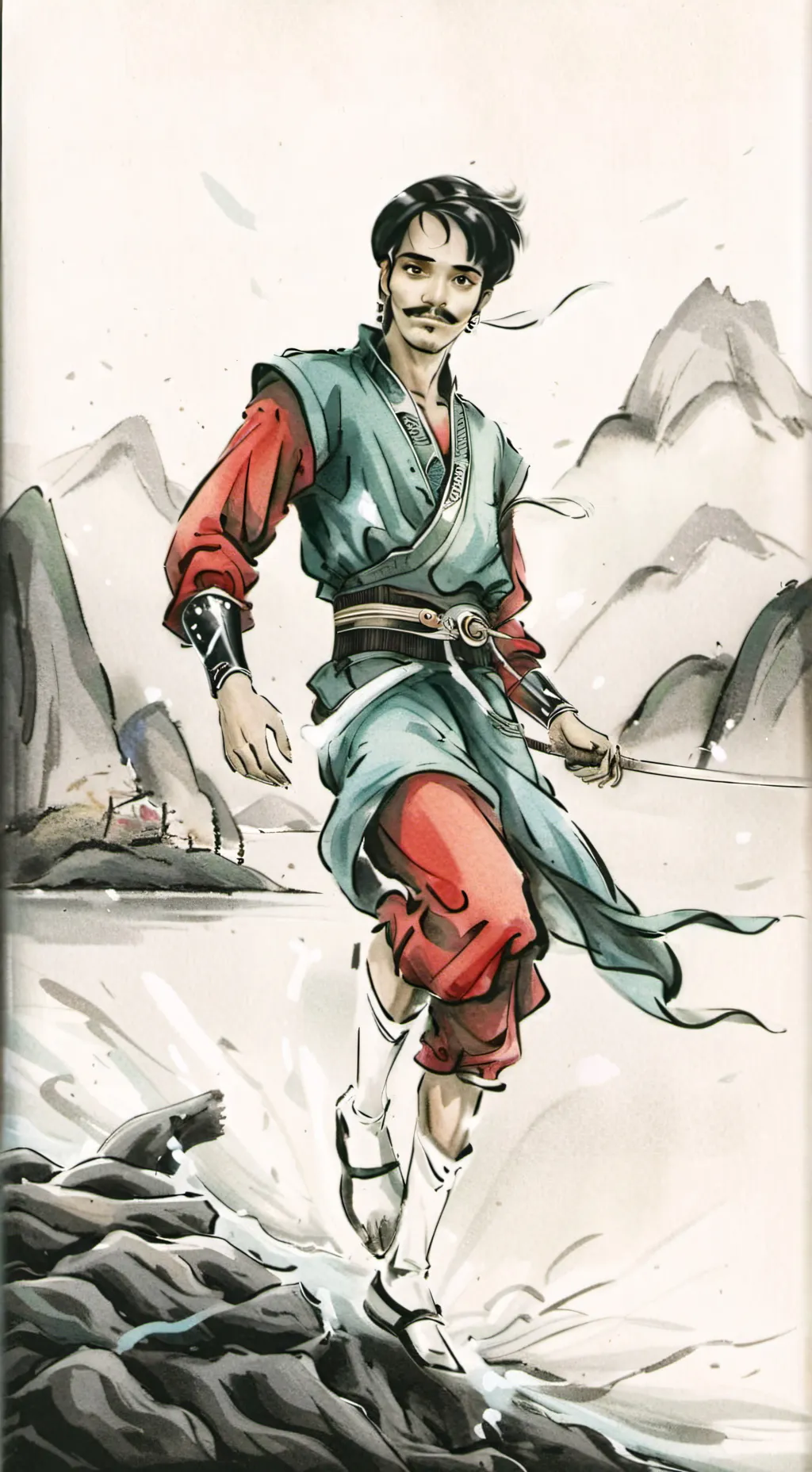 ai character: Amir background