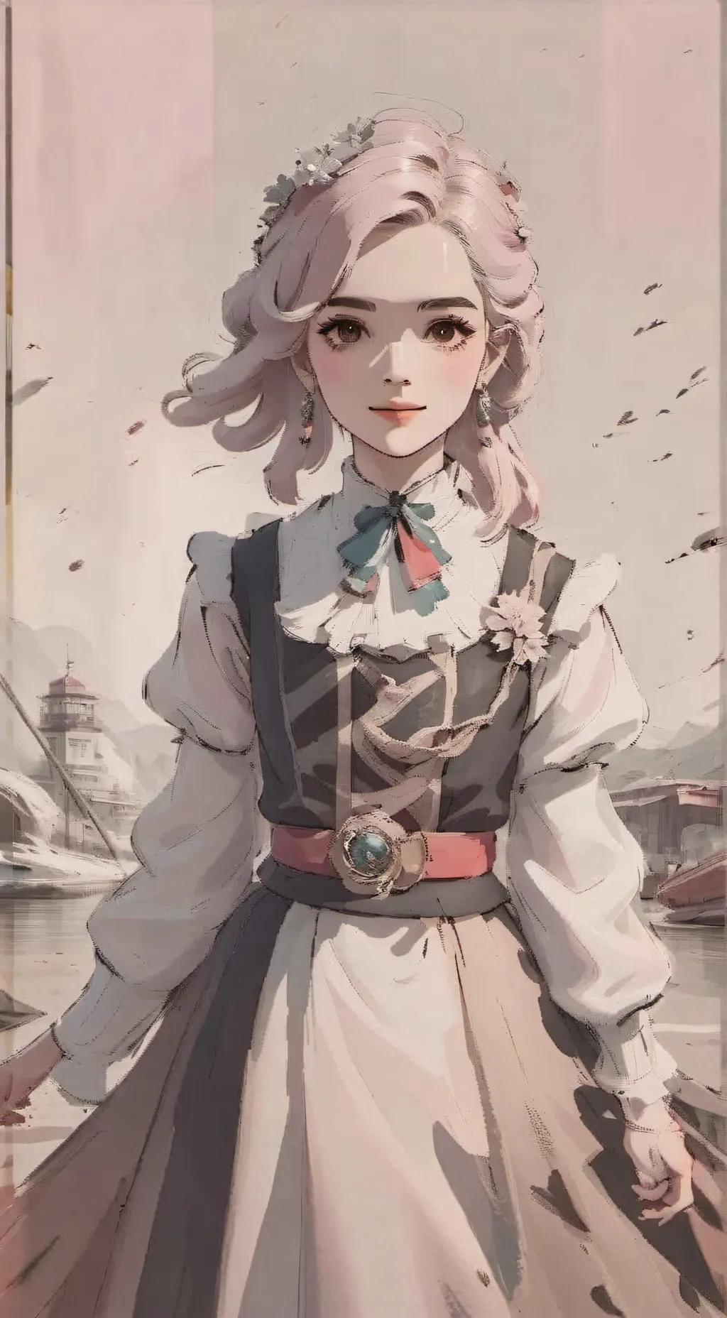 ai character: Pilares arrepentid background