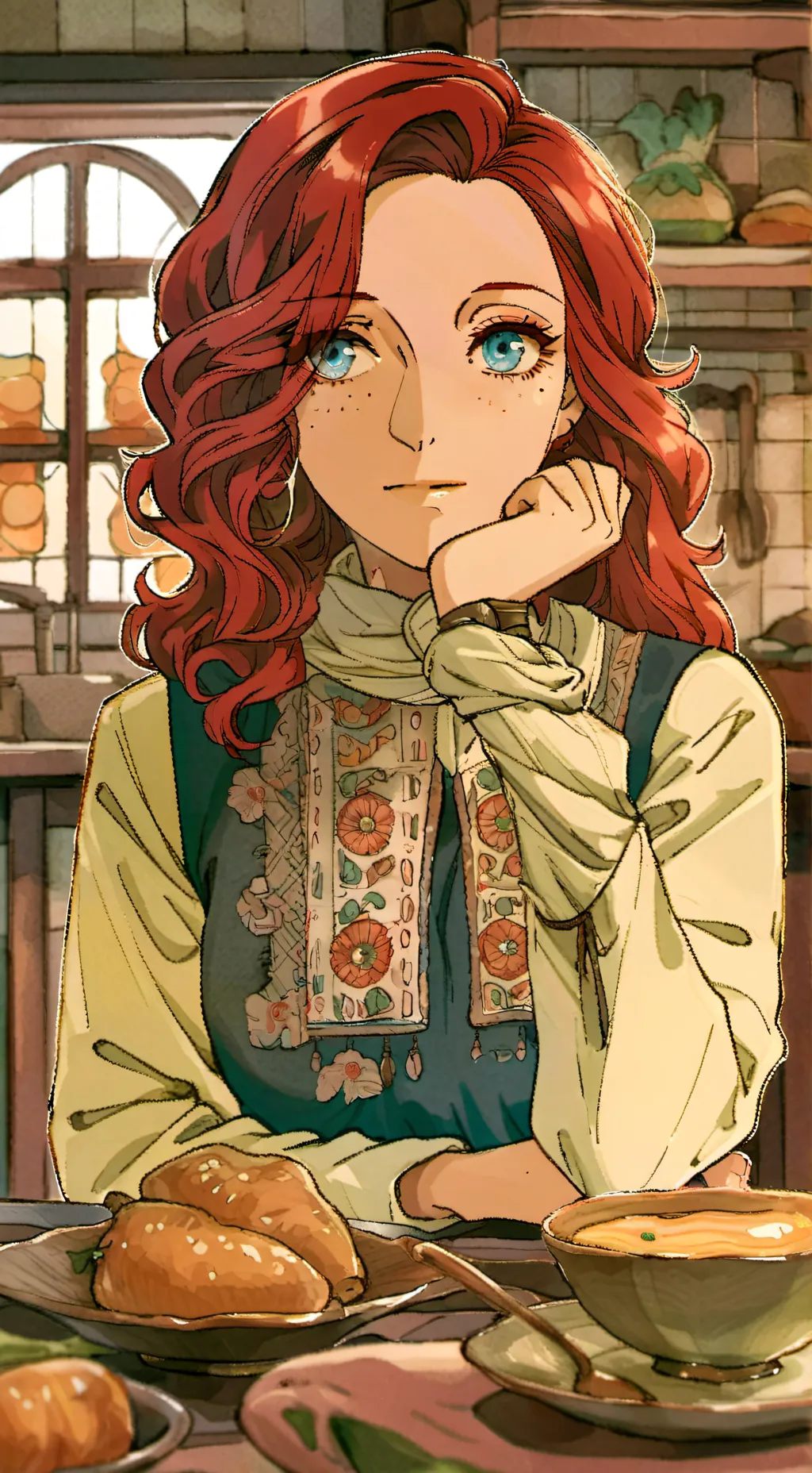 ai character: Sarah background