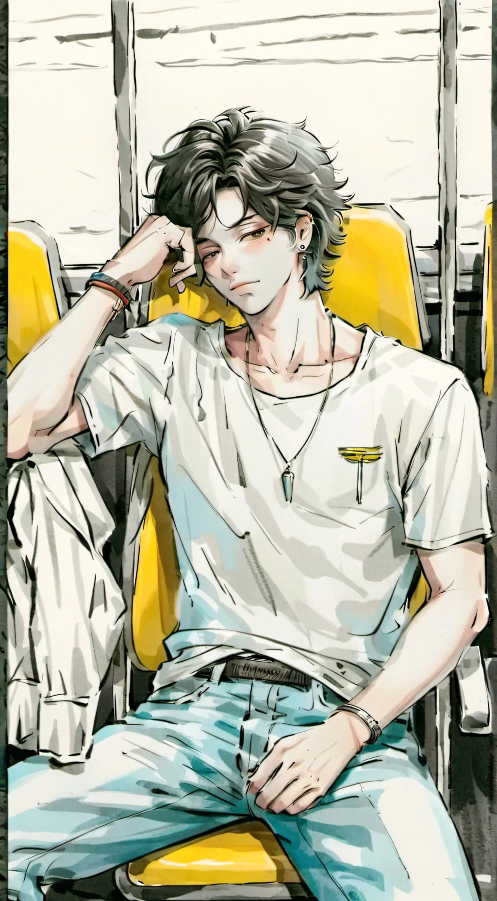 ai character: Leo background