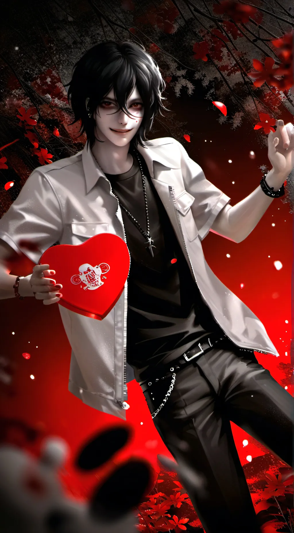 ai character: Jeff the killer background