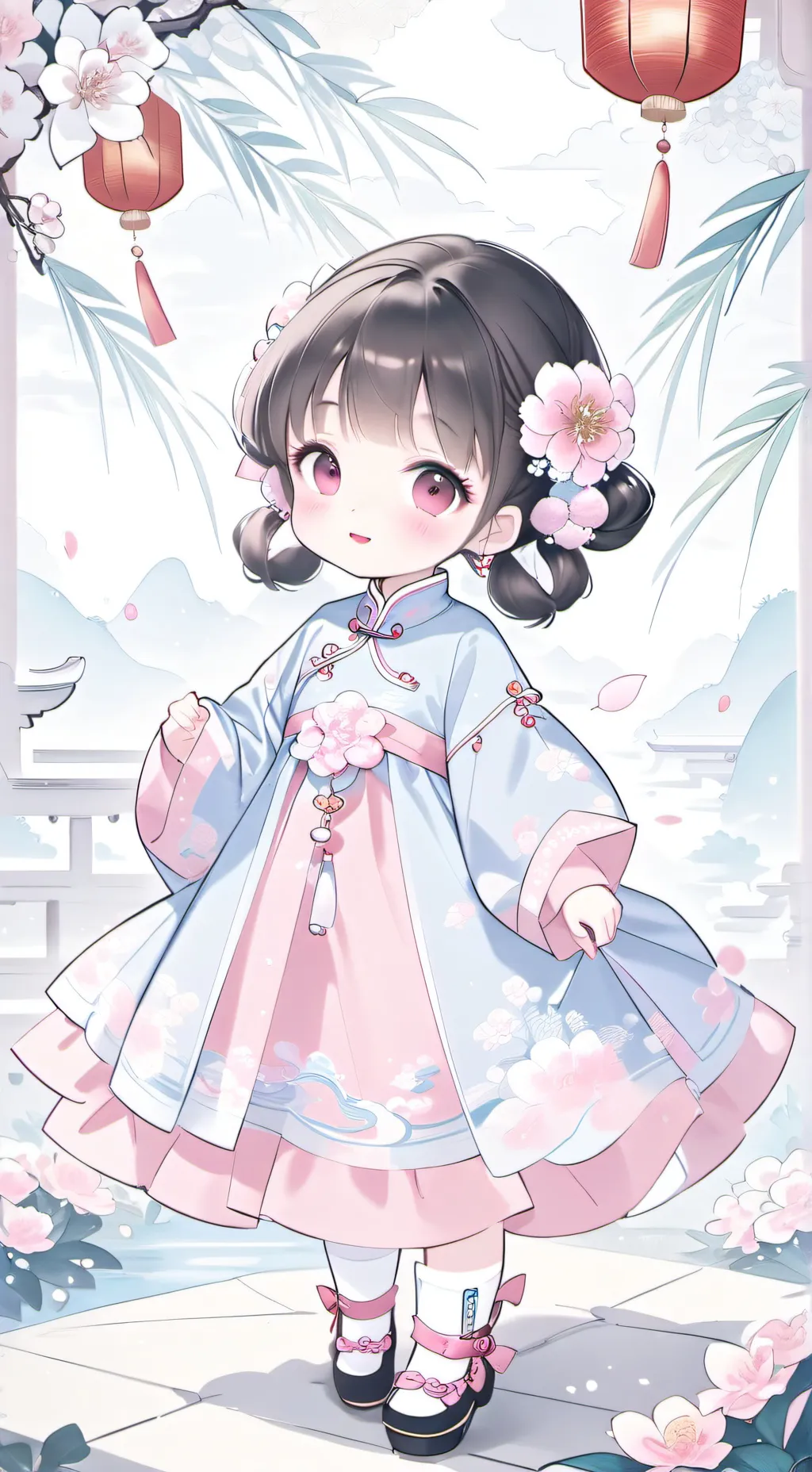 ai character: hua sun😉 background