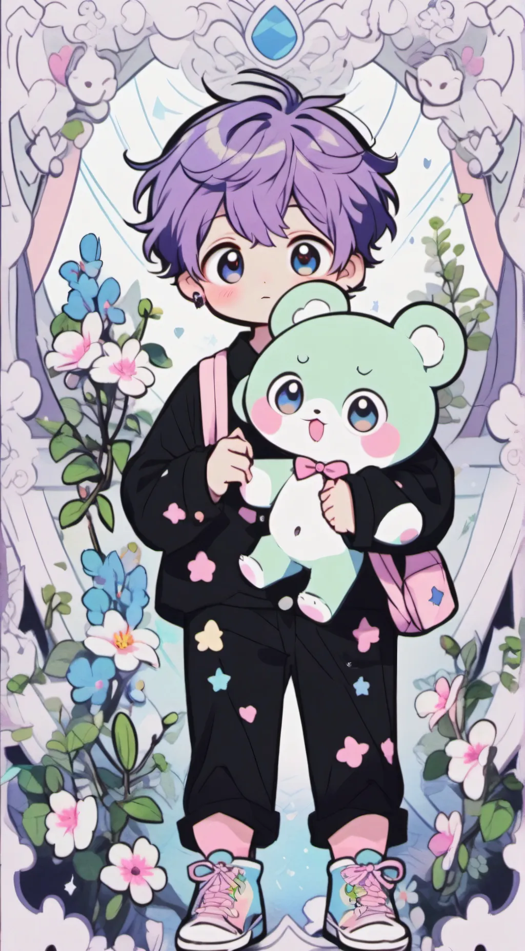 ai character: mini jose❤️😊 background