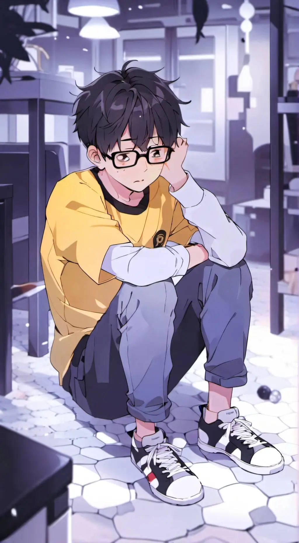 ai character: Nicky background