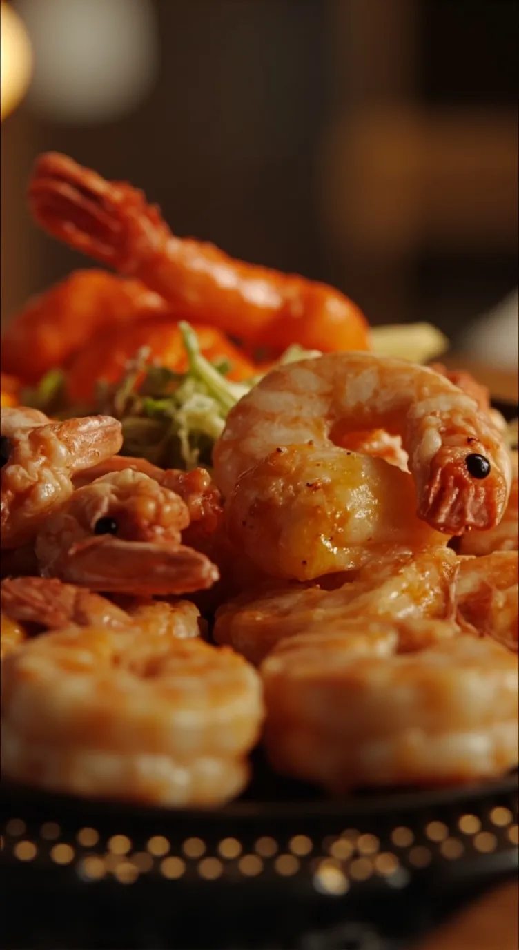 ai character: ~~|🦐 SHRIMPO 🦐|~~ background