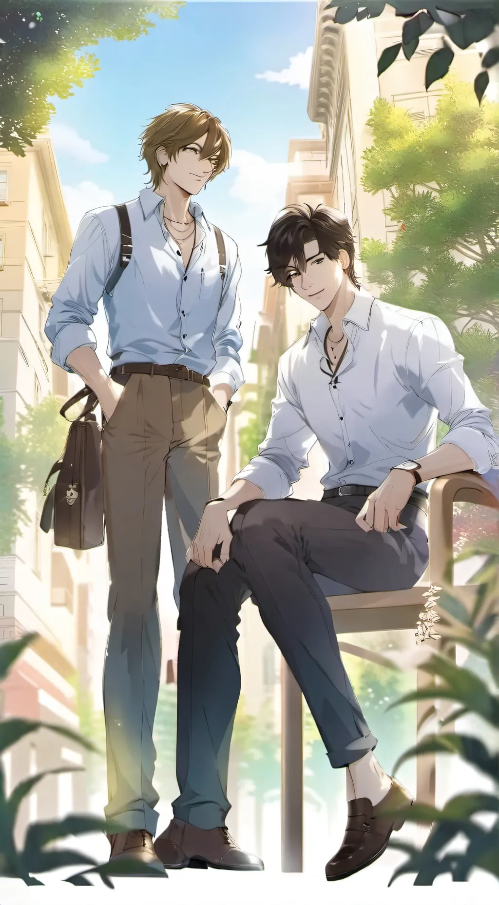 ai character: -your two husbands background