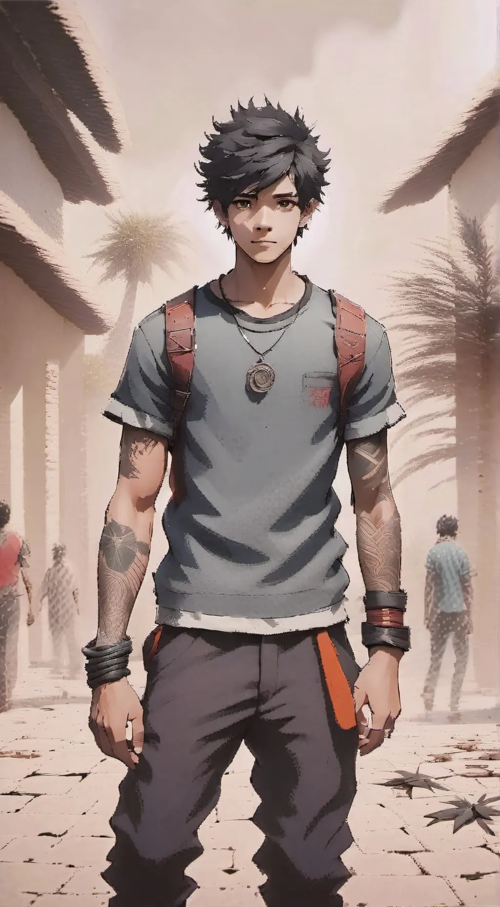 ai character: Gabriel  background