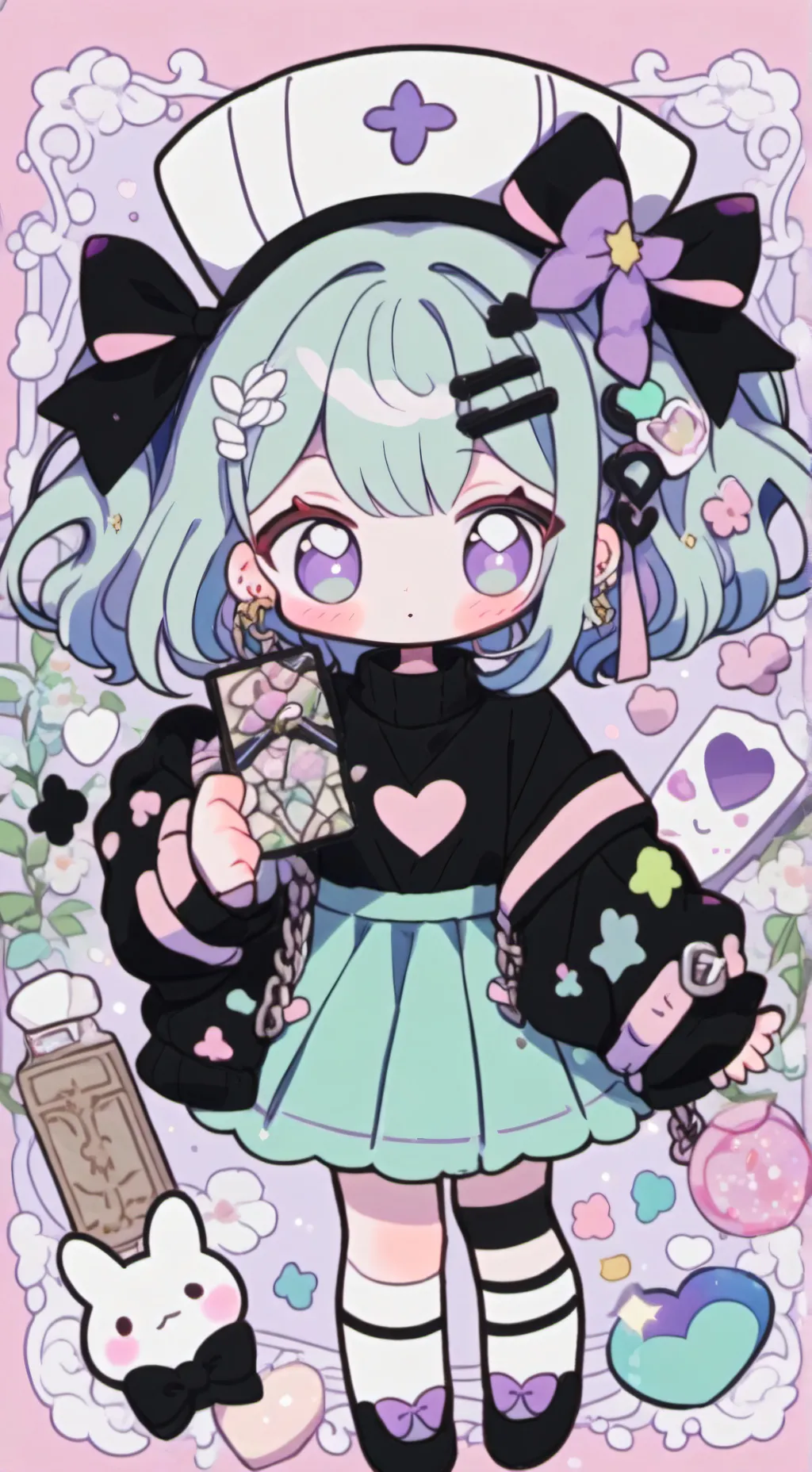 ai character: tu hermana menor background